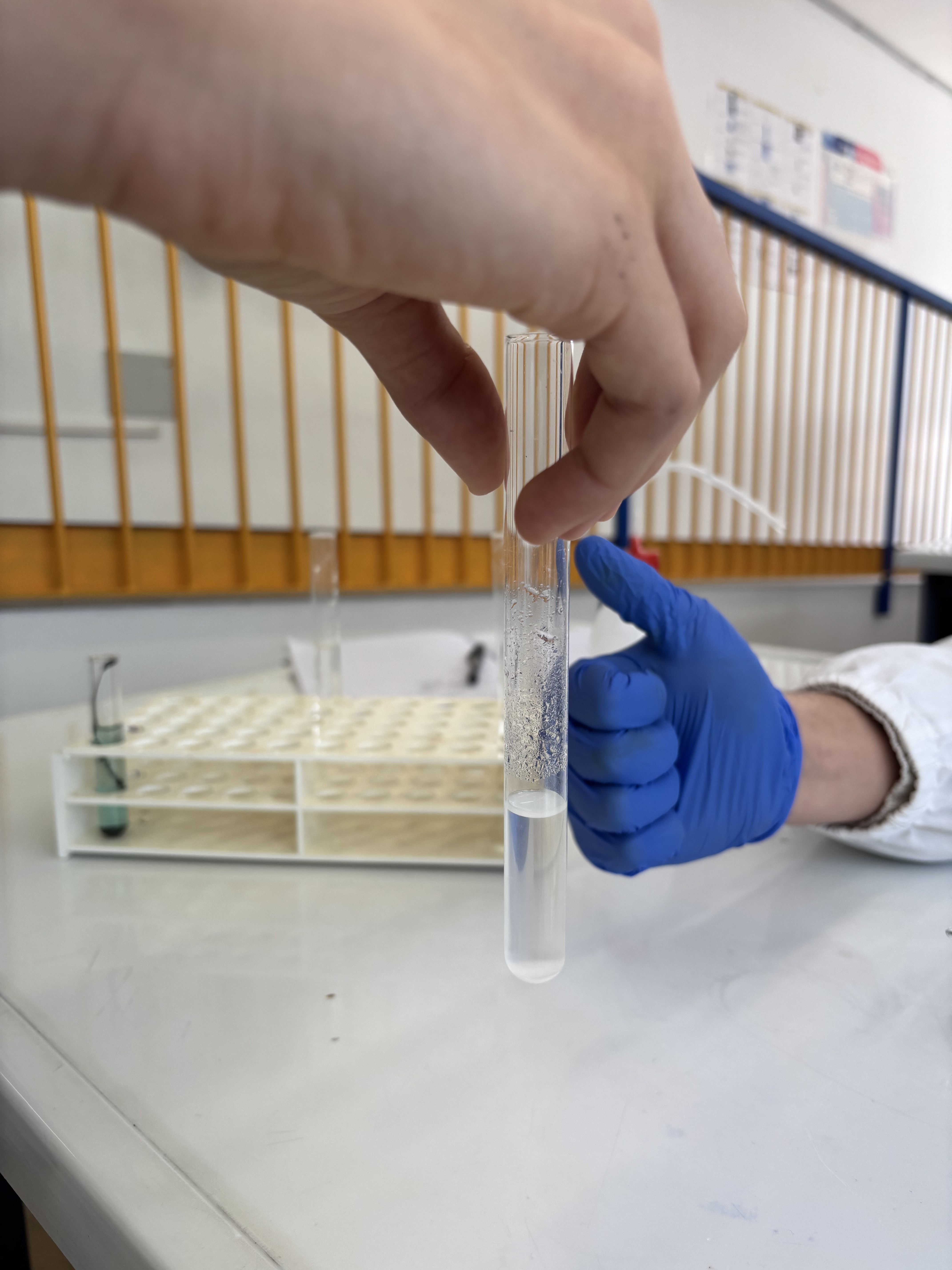 Soluzione dopo reazione HCl + Ca